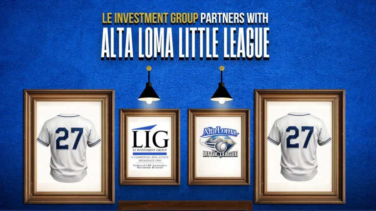 Alta Loma Little League X Le Investment Group Banner