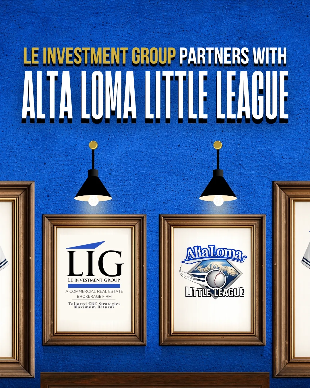 Alta Loma Little League X Le Investment Group Banner